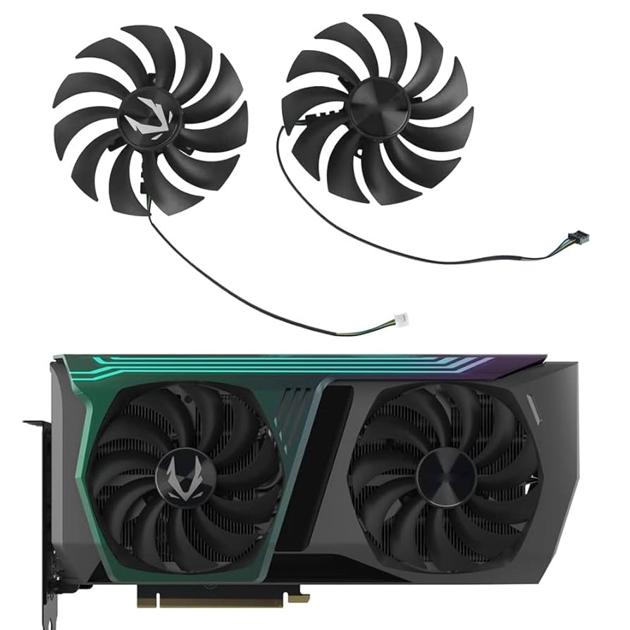 美品・整備済み ZOTAC RTX3070 ファン新品 GPU Replacement Cooling Cooler Fan For Zotac RTX 3070 AMP